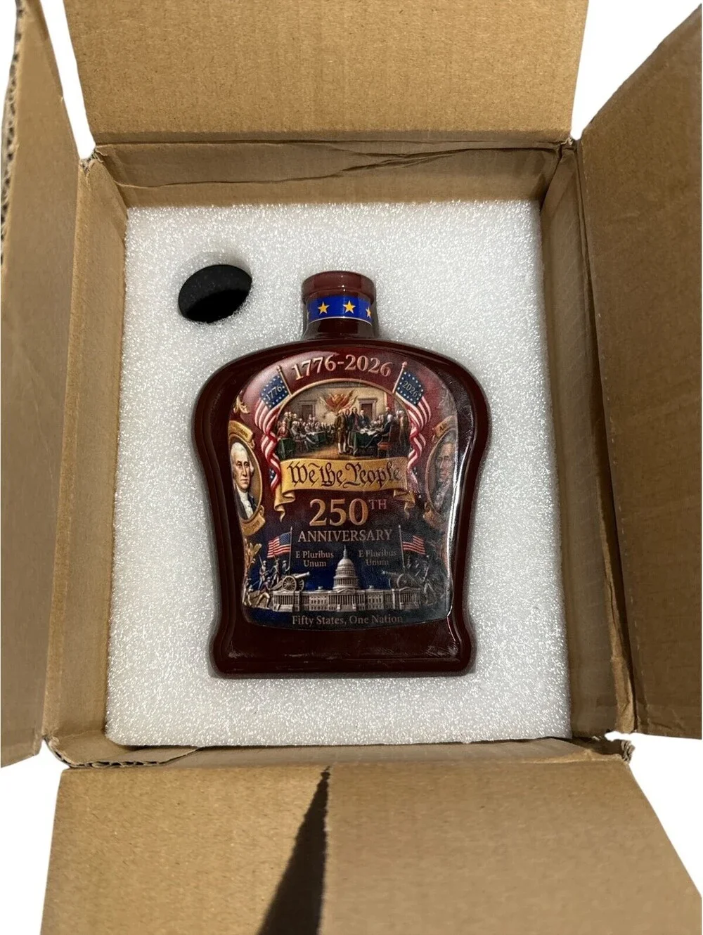 Commemorative Decanter 250th Anniversary 1776-2026 We The People - New in box